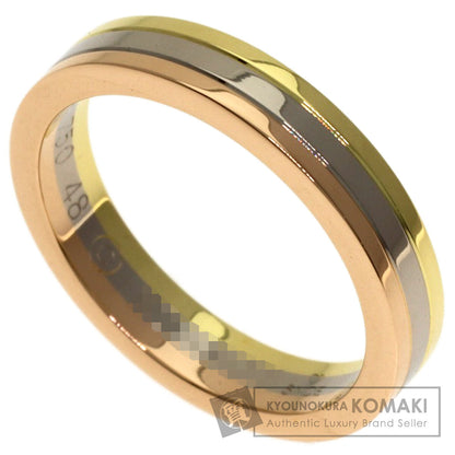 CARTIER Three colors # 48 Ring K18 Yellow Gold K18 White GoldLadies [Used]