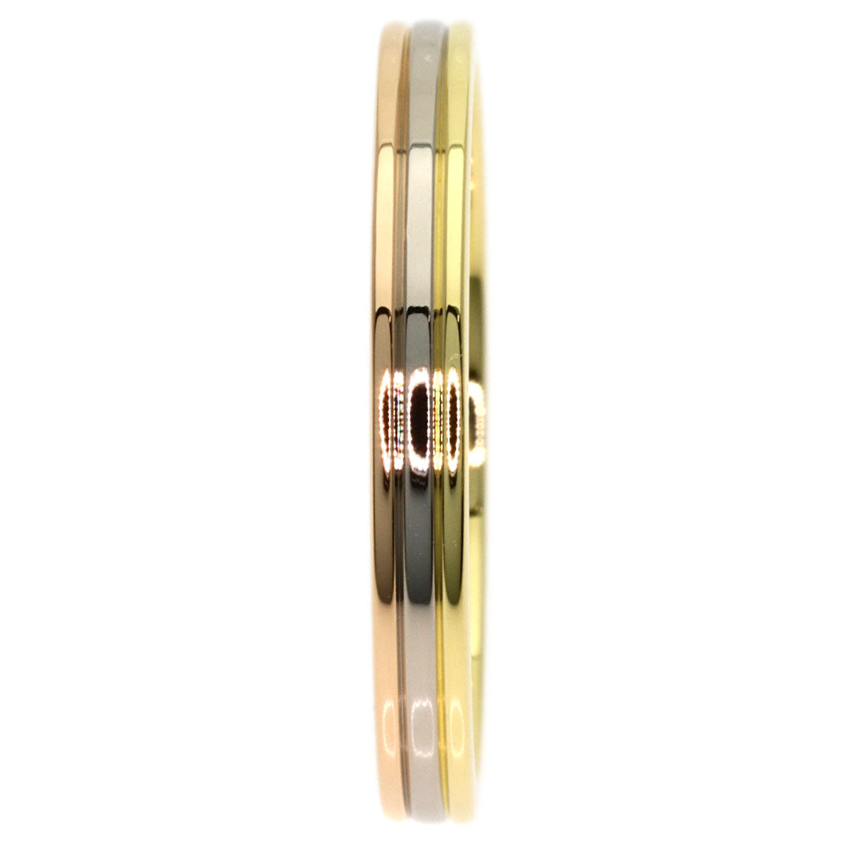 CARTIER Three Color #57 Ring K18 Yellow Gold 18K Pink GoldLadies [Used]