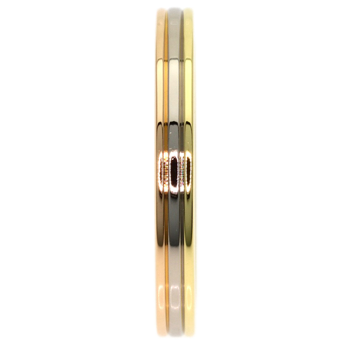 CARTIER Three Color #57 Ring K18 Yellow Gold 18K Pink GoldLadies [Used]