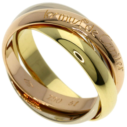 CARTIER Trinity #51 Ring K18 Yellow Gold K18 White GoldLadies [Used]