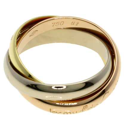 CARTIER Trinity #51 Ring K18 Yellow Gold K18 White GoldLadies [Used]