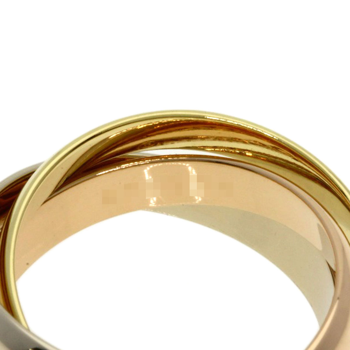 CARTIER Trinity #51 Ring K18 Yellow Gold K18 White GoldLadies [Used]