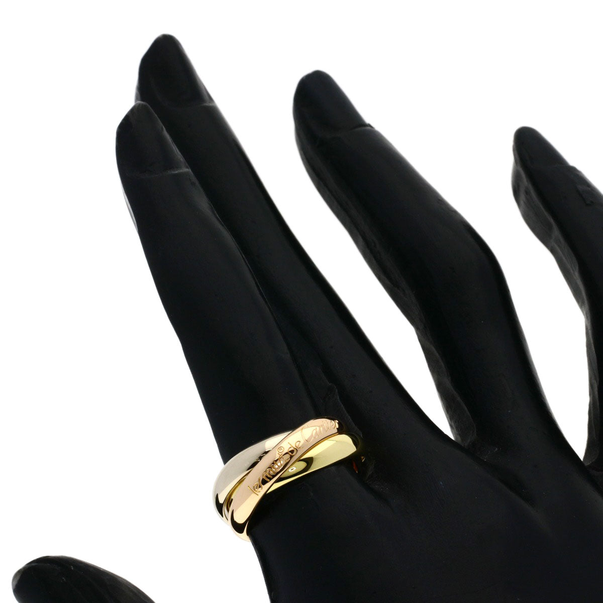 CARTIER Trinity #51 Ring K18 Yellow Gold K18 White GoldLadies [Used]
