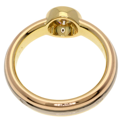 CARTIER Monostone Diamond #46 Ring K18 Yellow Gold 18K Pink GoldLadies [Used]