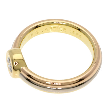 CARTIER Monostone Diamond #46 Ring K18 Yellow Gold 18K Pink GoldLadies [Used]