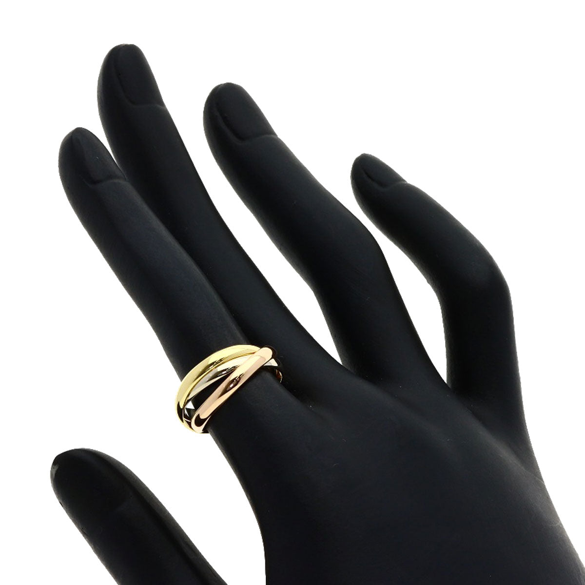 CARTIER Trinity XS #49 Ring K18 Yellow Gold 18K Pink GoldLadies [Used]
