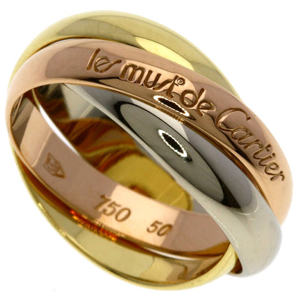 CARTIER Trinity #50 Ring K18 Yellow Gold K18 White GoldLadies [Used]