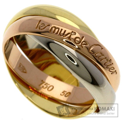 CARTIER Trinity #50 Ring K18 Yellow Gold K18 White GoldLadies [Used]