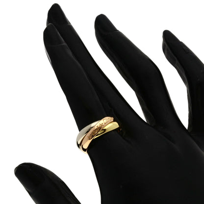 CARTIER Trinity #50 Ring K18 Yellow Gold K18 White GoldLadies [Used]