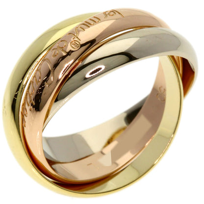 CARTIER Trinity #50 Ring K18 Yellow Gold 18K Pink GoldLadies [Used]
