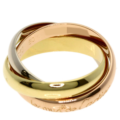CARTIER Trinity #50 Ring K18 Yellow Gold 18K Pink GoldLadies [Used]
