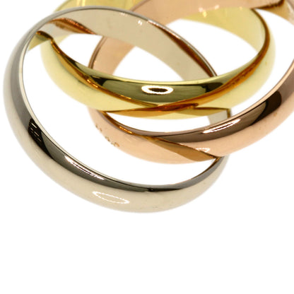 CARTIER Trinity #50 Ring K18 Yellow Gold 18K Pink GoldLadies [Used]