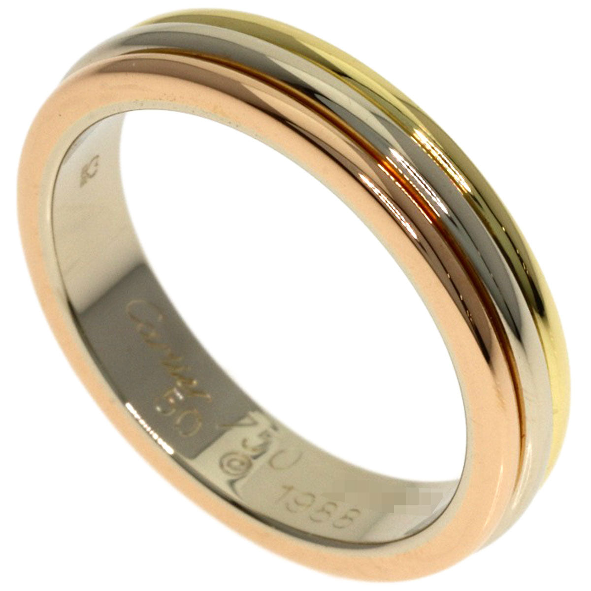 CARTIER Vendome #50 Ring K18 Yellow Gold K18 White GoldLadies [Used]