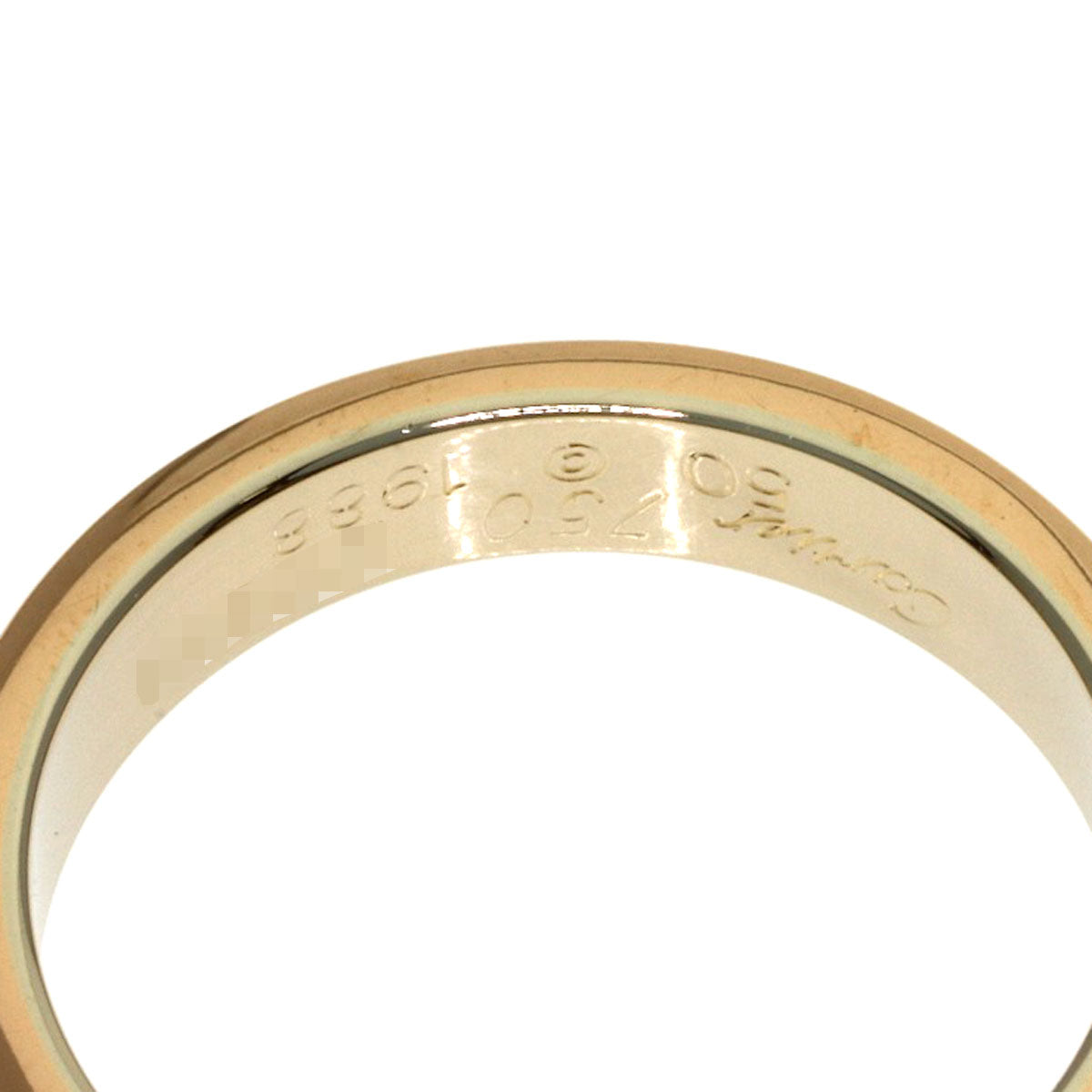 CARTIER Vendome #50 Ring K18 Yellow Gold K18 White GoldLadies [Used]