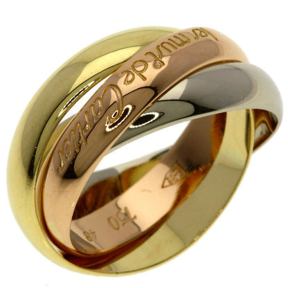 CARTIER Trinity #48 Ring K18 Yellow Gold K18 White GoldLadies [Used]