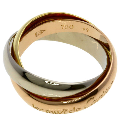 CARTIER Trinity #48 Ring K18 Yellow Gold K18 White GoldLadies [Used]