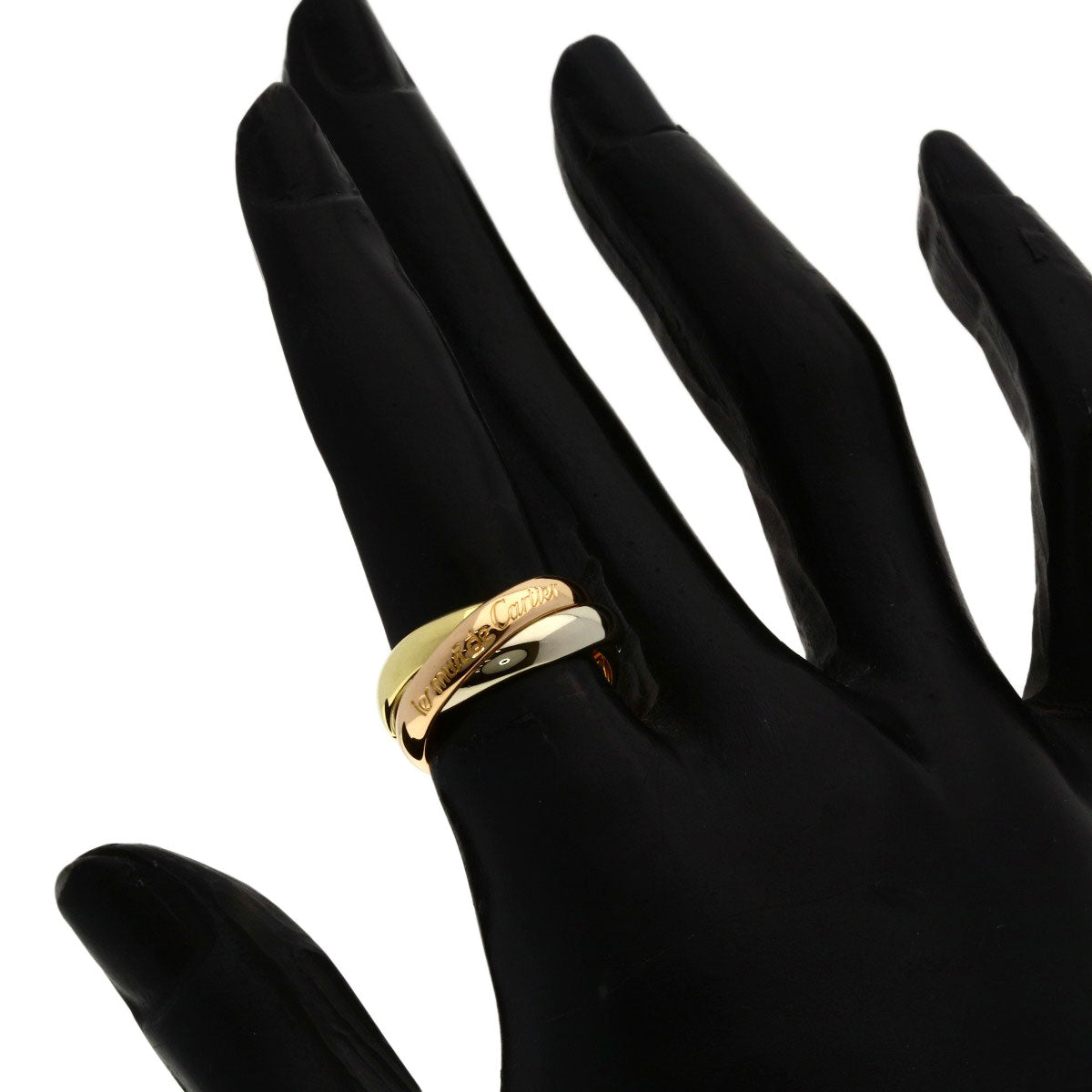 CARTIER Trinity #48 Ring K18 Yellow Gold K18 White GoldLadies [Used]