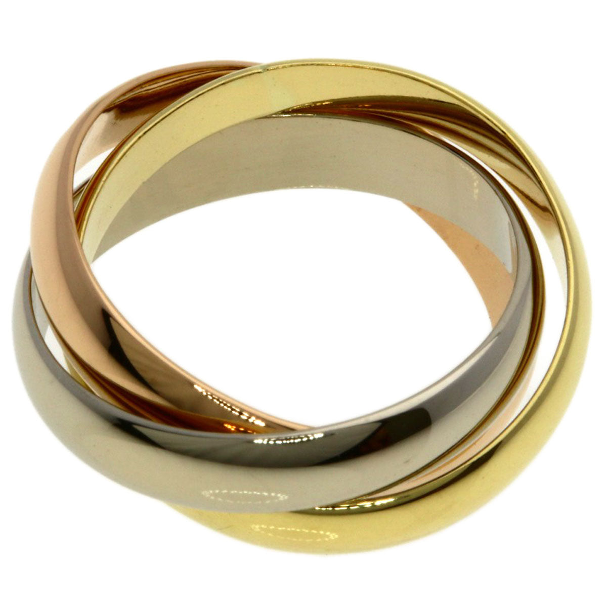 CARTIER Trinity #48 Ring K18 Yellow Gold K18 White GoldLadies [Used]