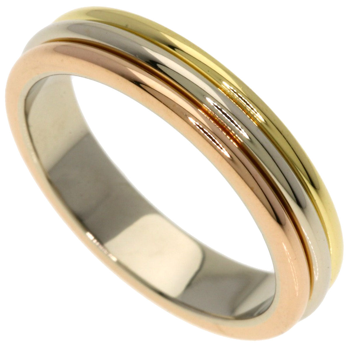 CARTIER Three colors # 49 Ring K18 Yellow Gold 18K Pink GoldLadies [Used]
