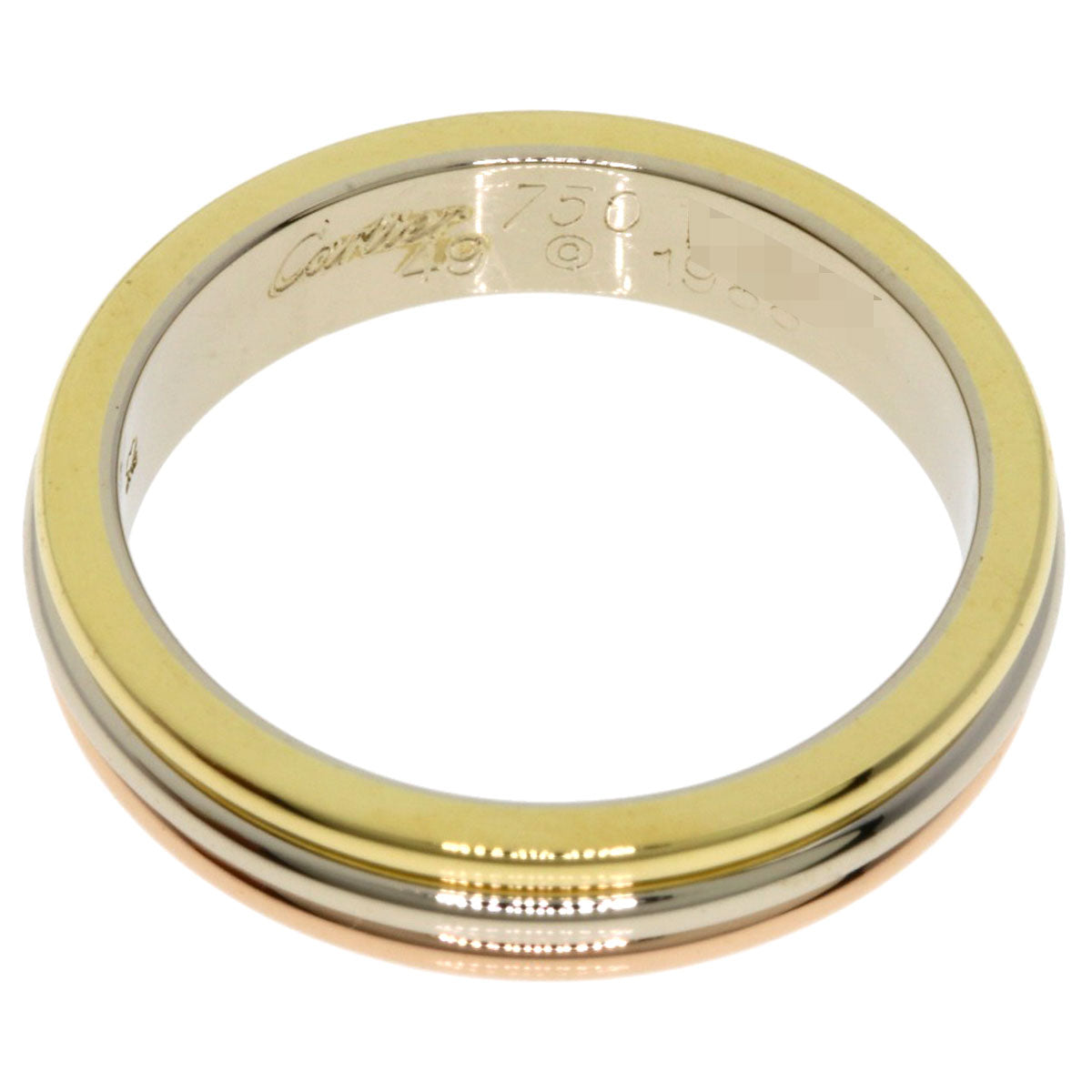 CARTIER Three colors # 49 Ring K18 Yellow Gold 18K Pink GoldLadies [Used]