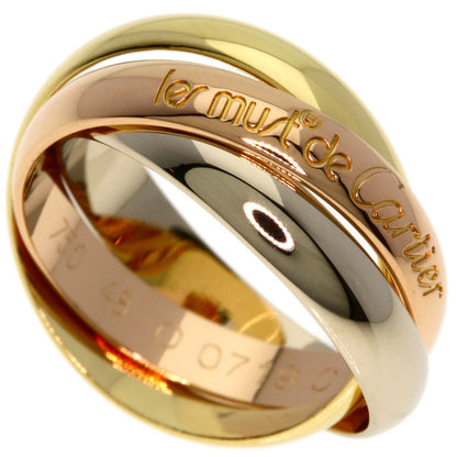 CARTIER Trinity #48 Ring K18 Yellow Gold 18K Pink GoldLadies [Used]