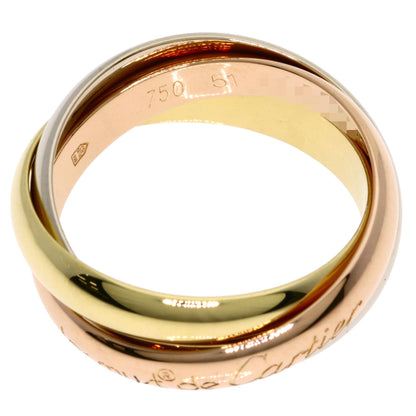 CARTIER Trinity #51 Ring K18 Yellow Gold 18K Pink GoldLadies [Used]