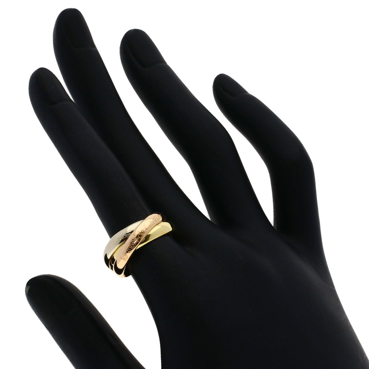 CARTIER Trinity #51 Ring K18 Yellow Gold 18K Pink GoldLadies [Used]