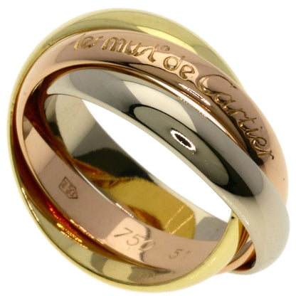 CARTIER Trinity #51 Ring K18 Yellow Gold K18 White GoldLadies [Used]