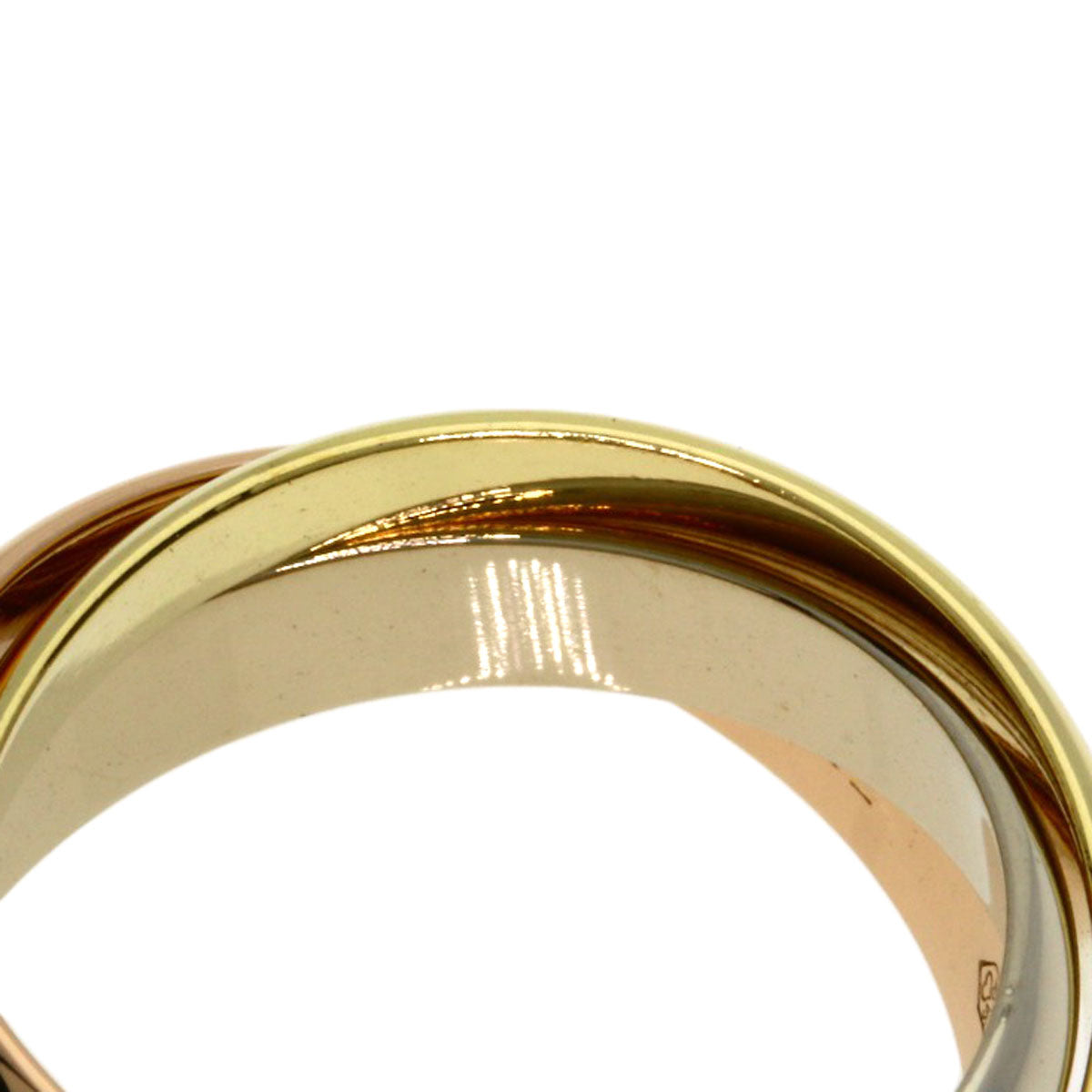 CARTIER Trinity #51 Ring K18 Yellow Gold K18 White GoldLadies [Used]