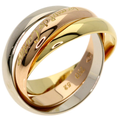 CARTIER Trinity #52 Ring K18 Yellow Gold 18K Pink GoldLadies [Used]