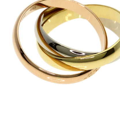 CARTIER Trinity #52 Ring K18 Yellow Gold 18K Pink GoldLadies [Used]