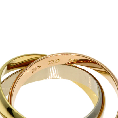 CARTIER Trinity #52 Ring K18 Yellow Gold 18K Pink GoldLadies [Used]