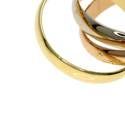 CARTIER Trinity #52 Ring K18 Yellow Gold 18K Pink GoldLadies [Used]