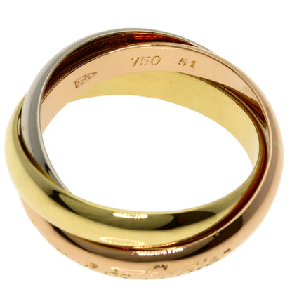 CARTIER Trinity #51 Ring K18 Yellow Gold K18 White GoldLadies [Used]