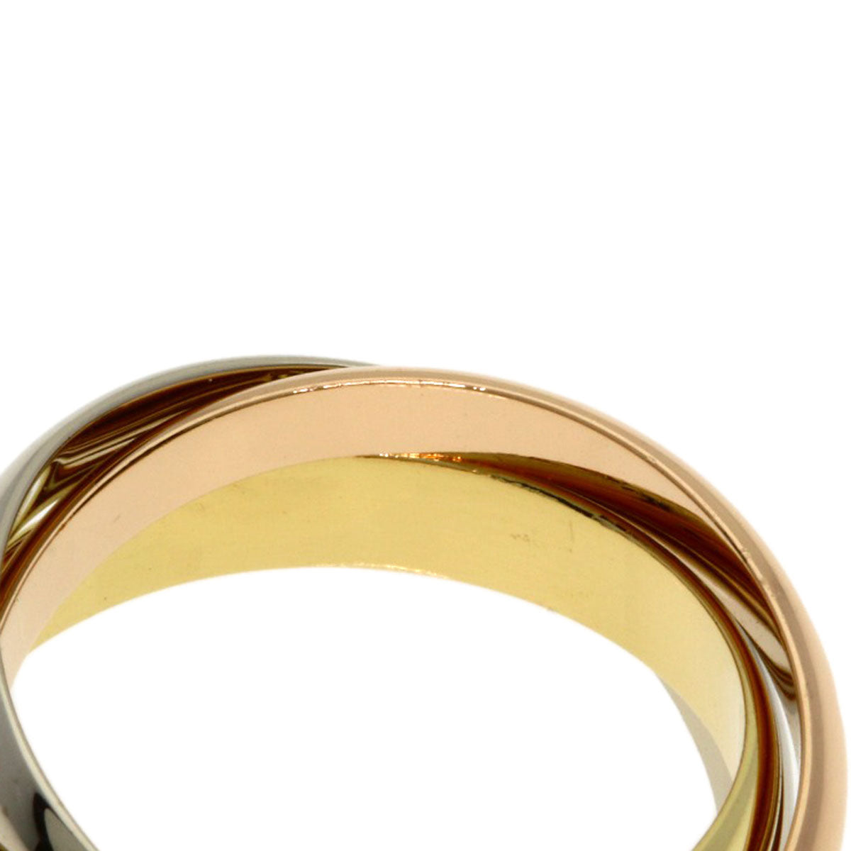 CARTIER Trinity #51 Ring K18 Yellow Gold K18 White GoldLadies [Used]