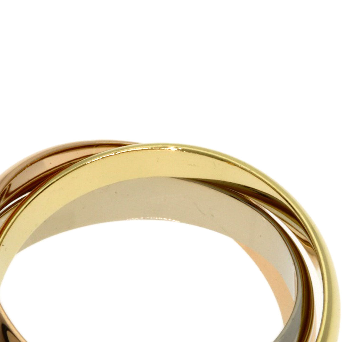 CARTIER Trinity #51 Ring K18 Yellow Gold K18 White GoldLadies [Used]