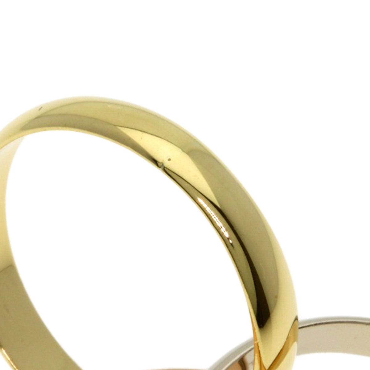 CARTIER Trinity #51 Ring K18 Yellow Gold K18 White GoldLadies [Used]
