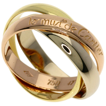 CARTIER Trinity #47 Ring K18 Yellow Gold K18 White GoldLadies [Used]