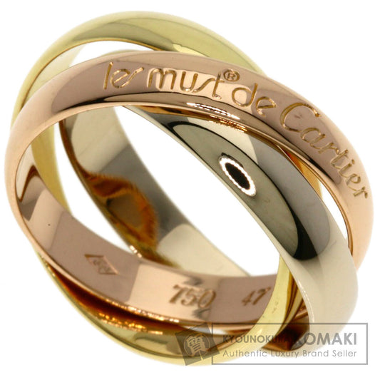 CARTIER Trinity #47 Ring K18 Yellow Gold K18 White GoldLadies [Used]