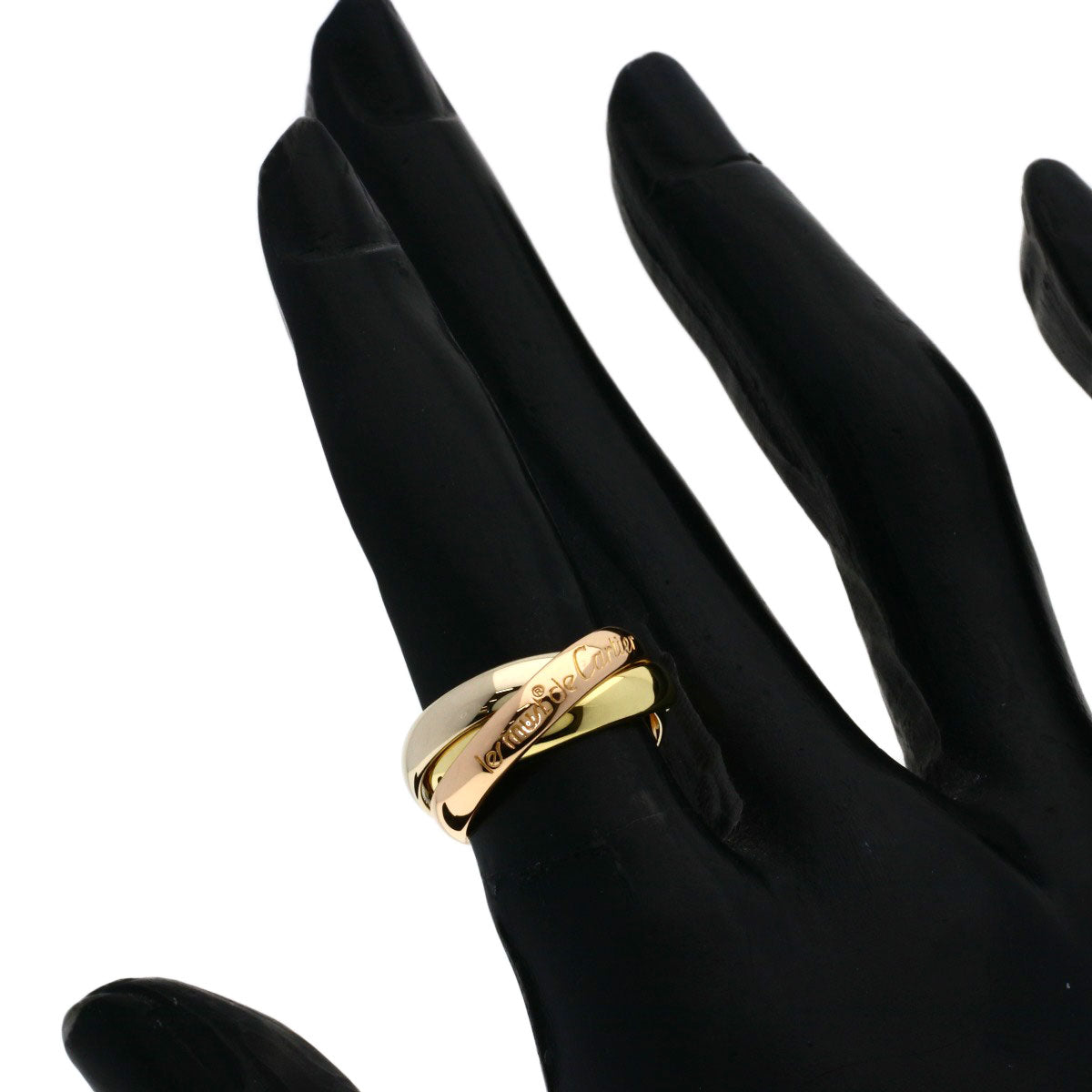 CARTIER Trinity #47 Ring K18 Yellow Gold K18 White GoldLadies [Used]