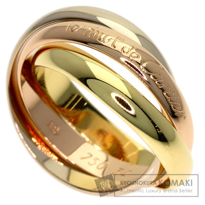 CARTIER Trinity #54 Ring K18 Yellow Gold 18K Pink GoldLadies [Used]