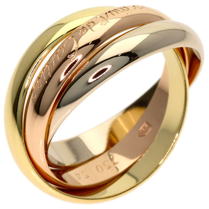 CARTIER Trinity #54 Ring K18 Yellow Gold 18K Pink GoldLadies [Used]
