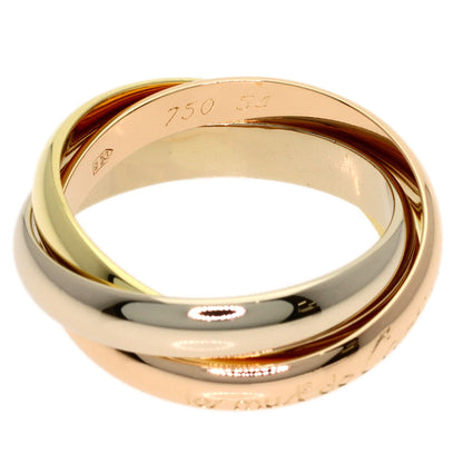 CARTIER Trinity #54 Ring K18 Yellow Gold 18K Pink GoldLadies [Used]