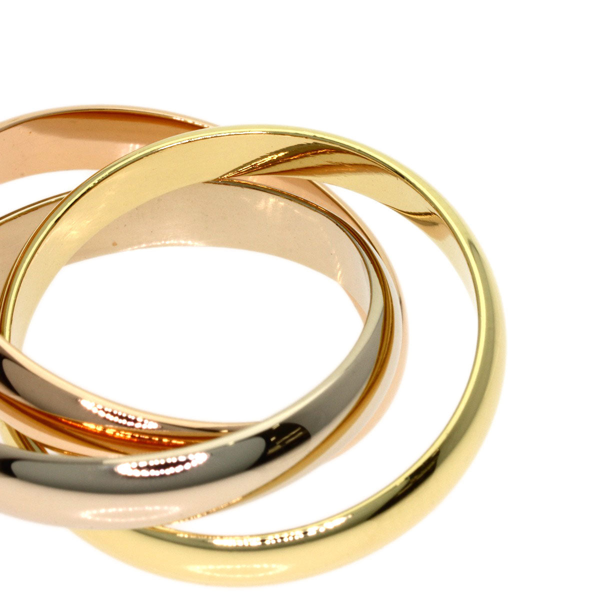 CARTIER Trinity #54 Ring K18 Yellow Gold 18K Pink GoldLadies [Used]