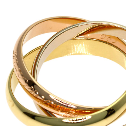 CARTIER Trinity #54 Ring K18 Yellow Gold 18K Pink GoldLadies [Used]