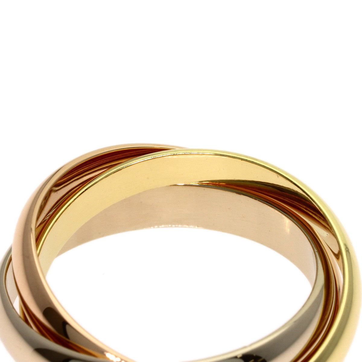 CARTIER Trinity #54 Ring K18 Yellow Gold 18K Pink GoldLadies [Used]