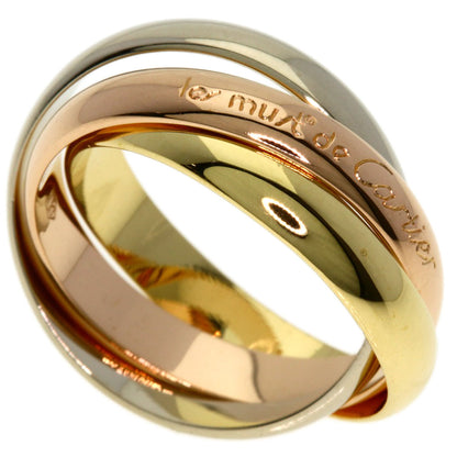 CARTIER Trinity #53 Ring K18 Yellow Gold 18K Pink GoldLadies [Used]
