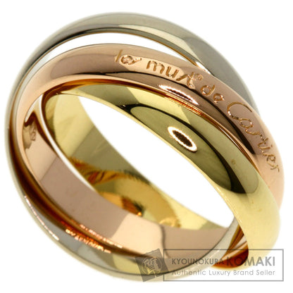 CARTIER Trinity #53 Ring K18 Yellow Gold 18K Pink GoldLadies [Used]