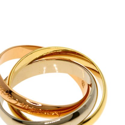 CARTIER Trinity #53 Ring K18 Yellow Gold 18K Pink GoldLadies [Used]