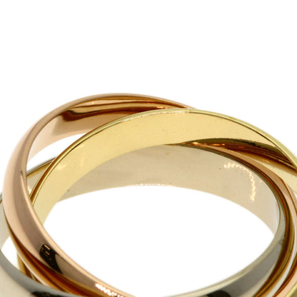 CARTIER Trinity #53 Ring K18 Yellow Gold 18K Pink GoldLadies [Used]